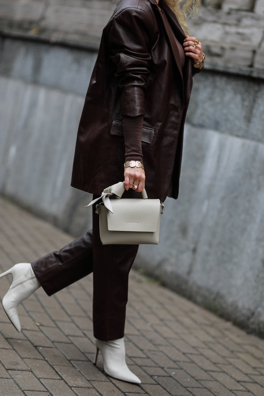 Marynarka oversize Abigail / dark brown