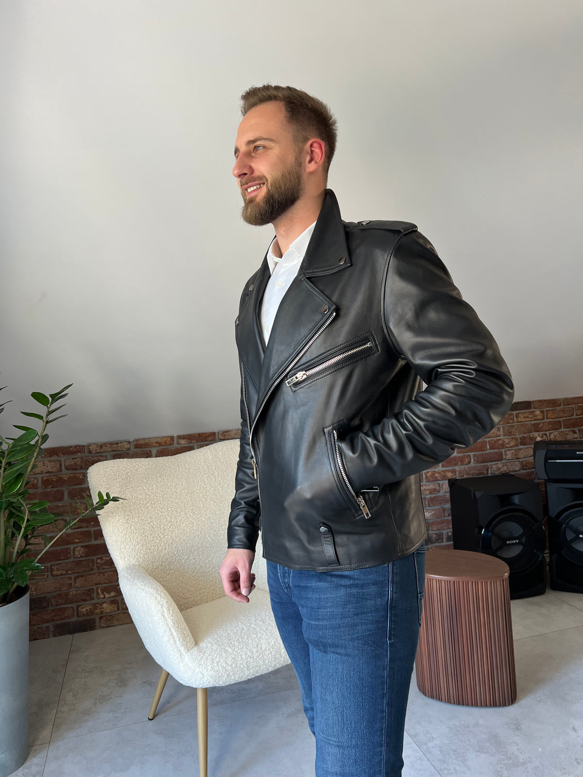 Ramoneska męska David / czarna