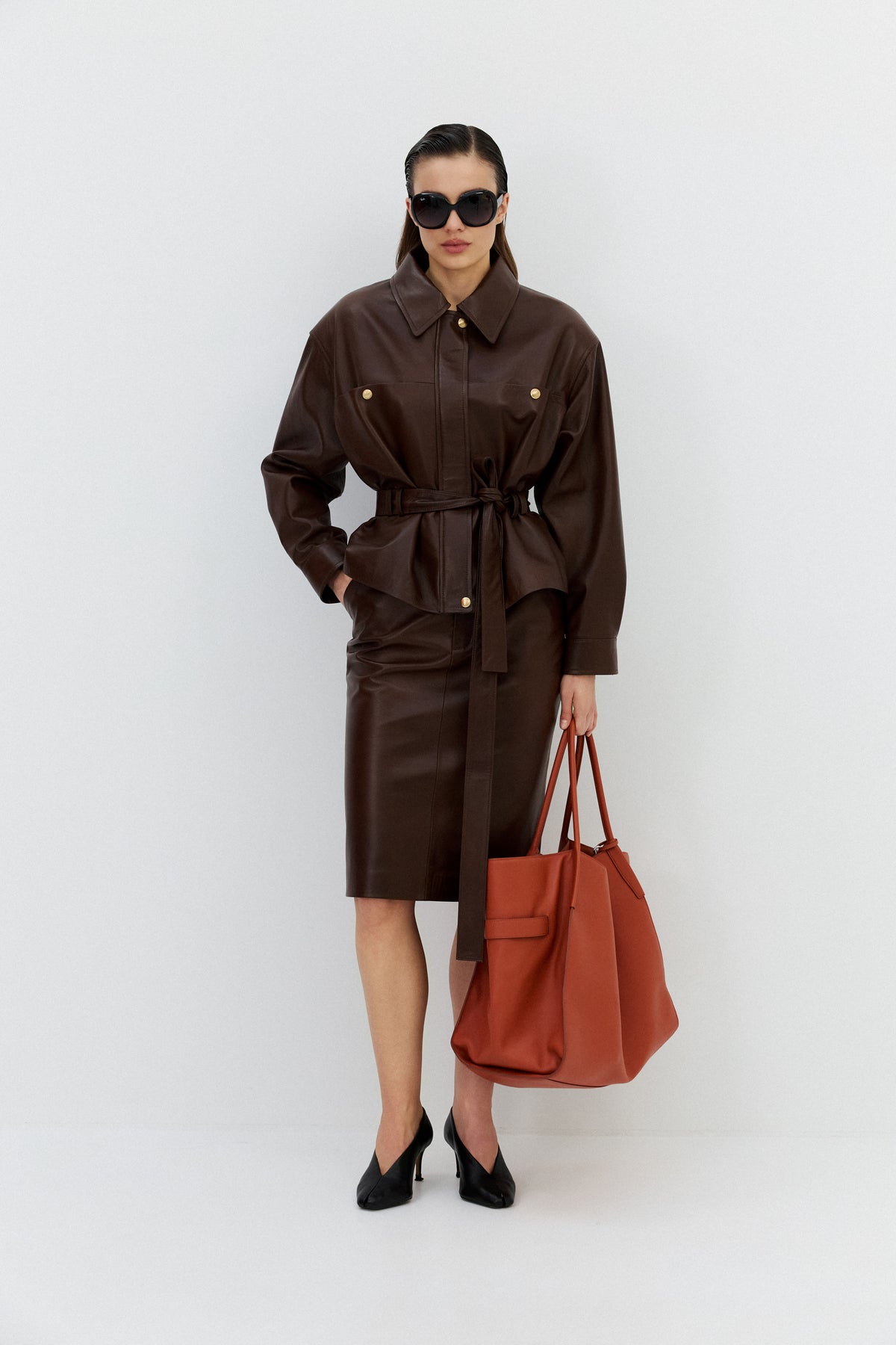 Kurtka Theresa / brąz