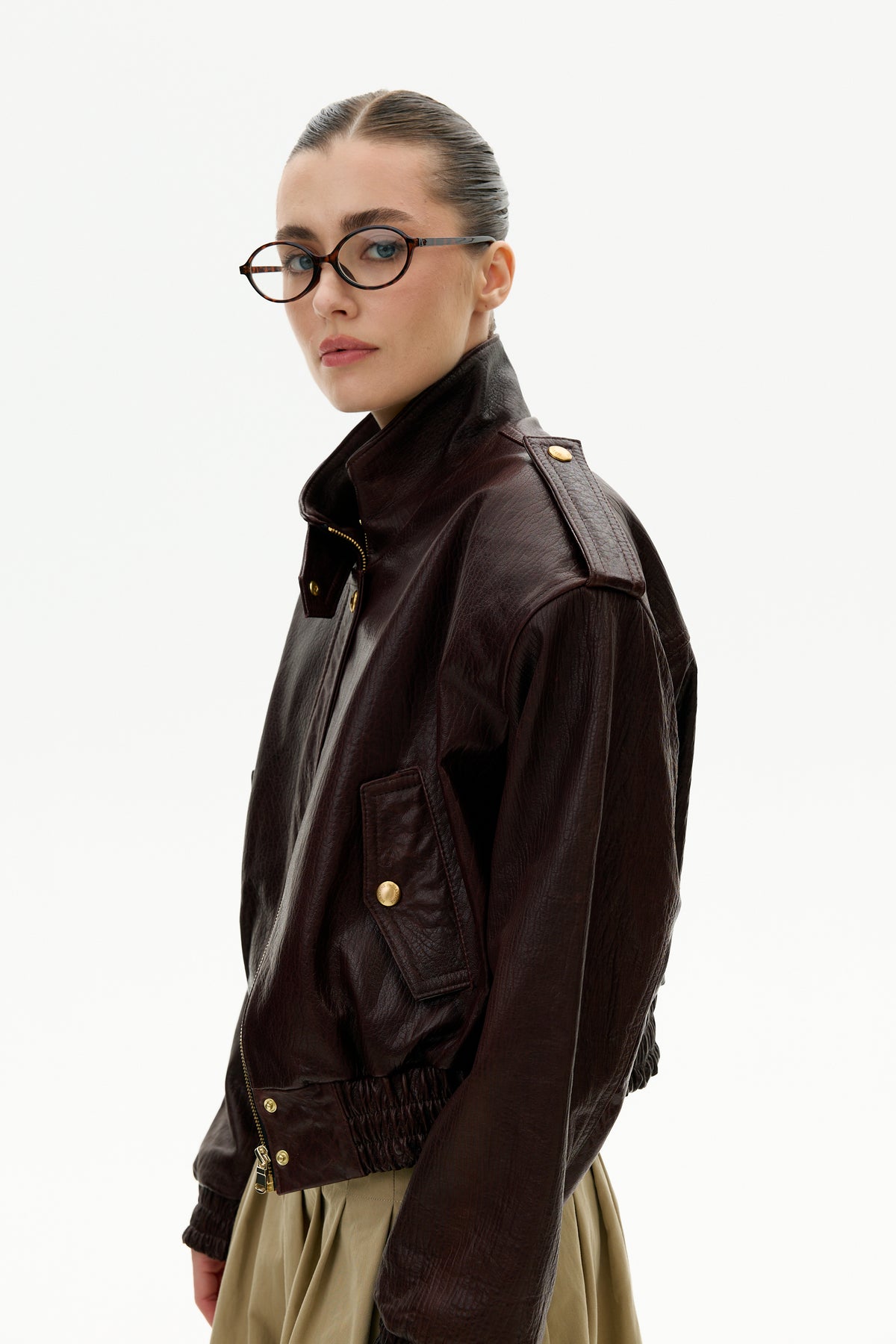 Bomber Ariel II / bordo texture