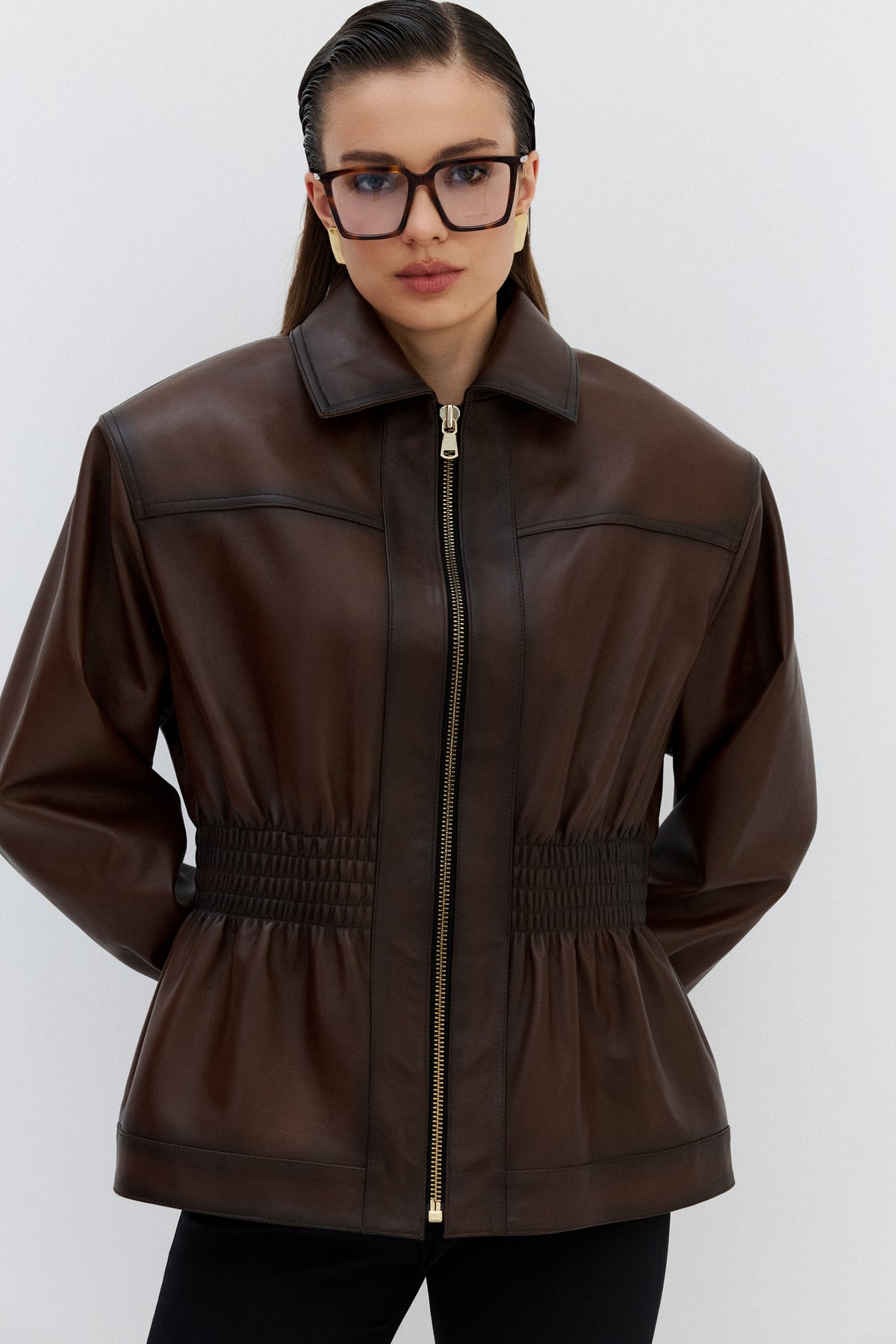 Kurtka Agnes / brąz