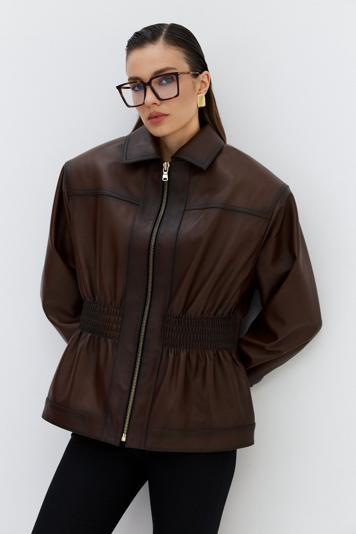 Kurtka Agnes / brąz