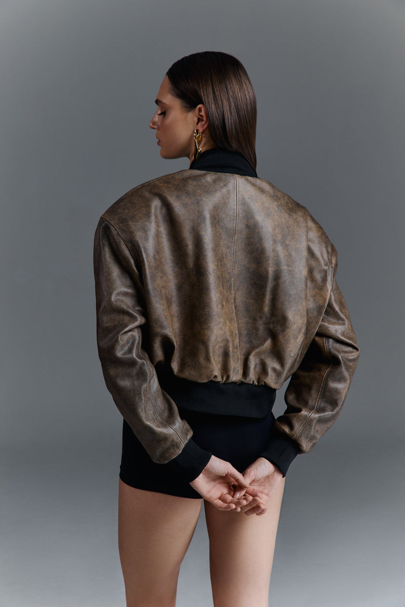 Bomber oversize Sarah / vintage effect