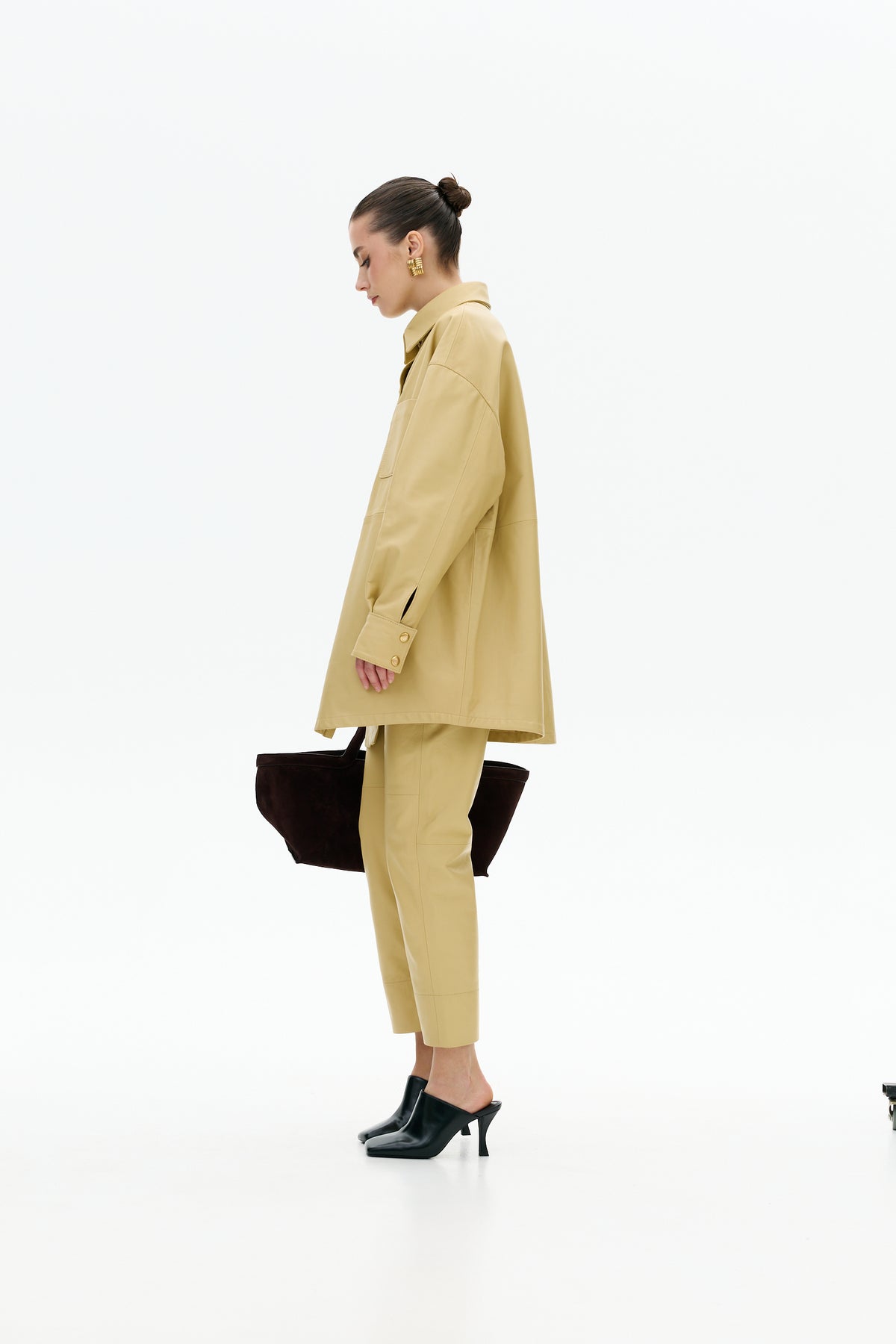 Koszula oversize / butter yellow