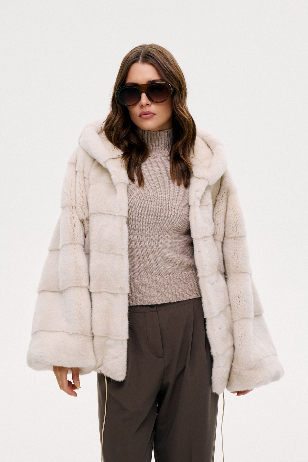 Futrzany bomber / pearl