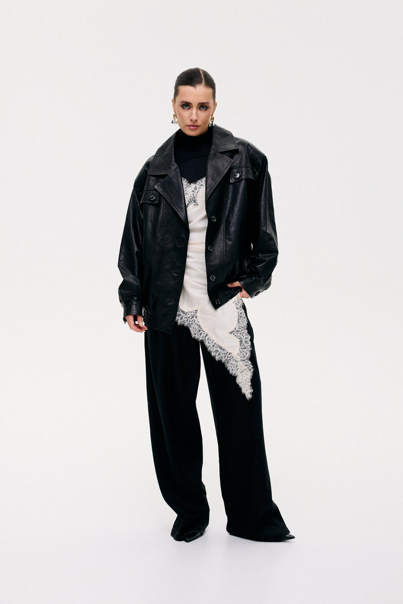 Kurtka Sofia / czarny półmat