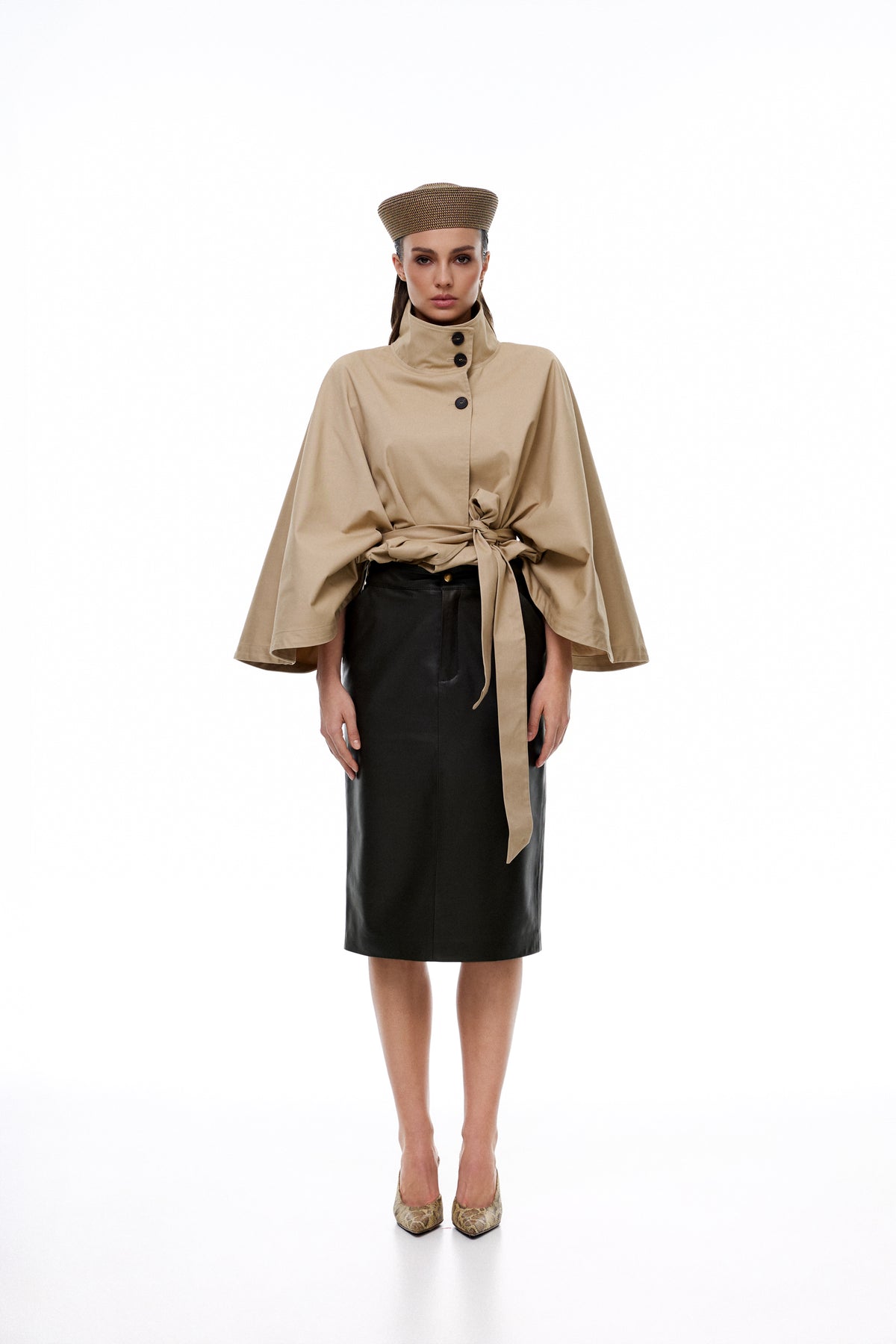 Spódnica midi / zieleń