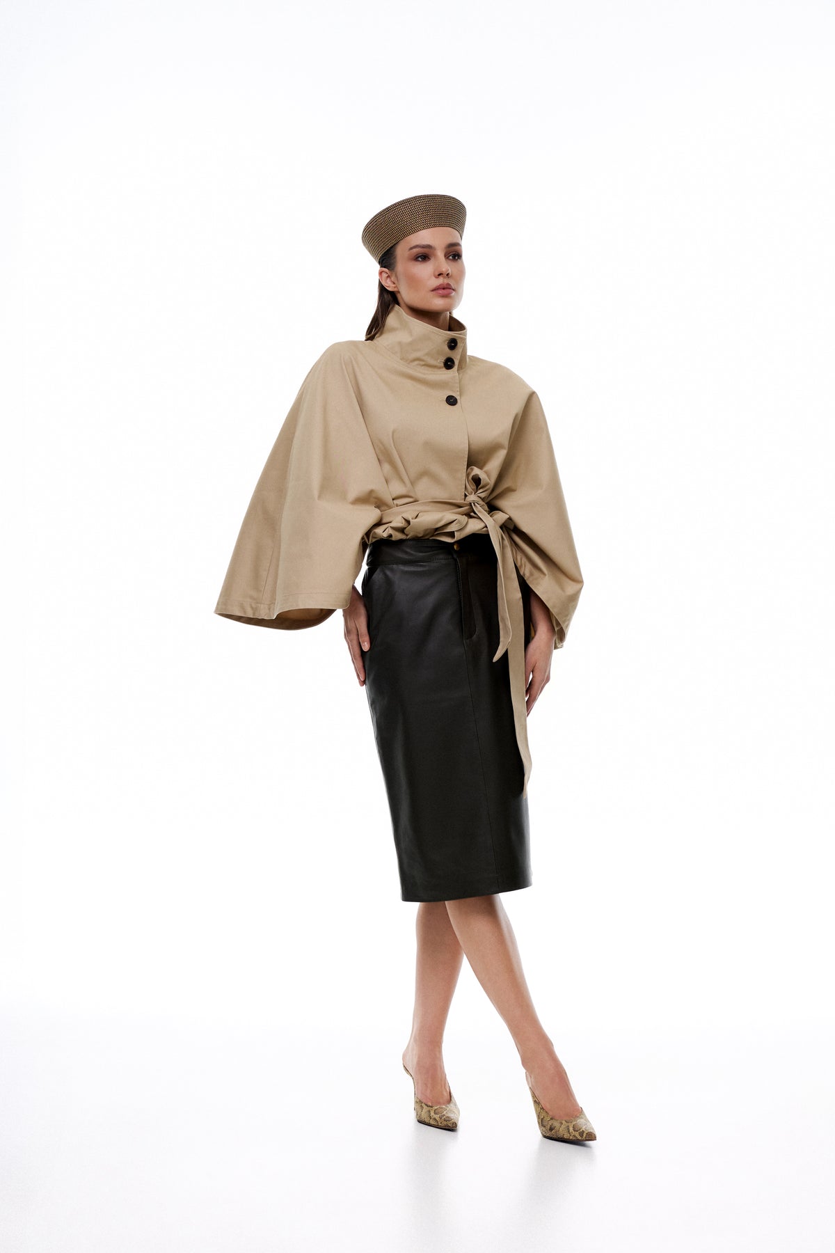 Spódnica midi / zieleń