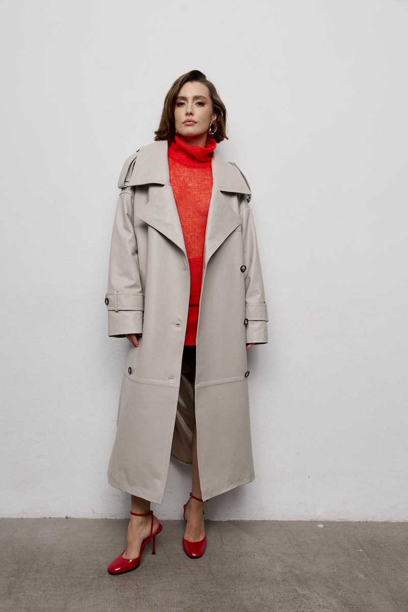 Płaszcz oversize Raphael / off-white