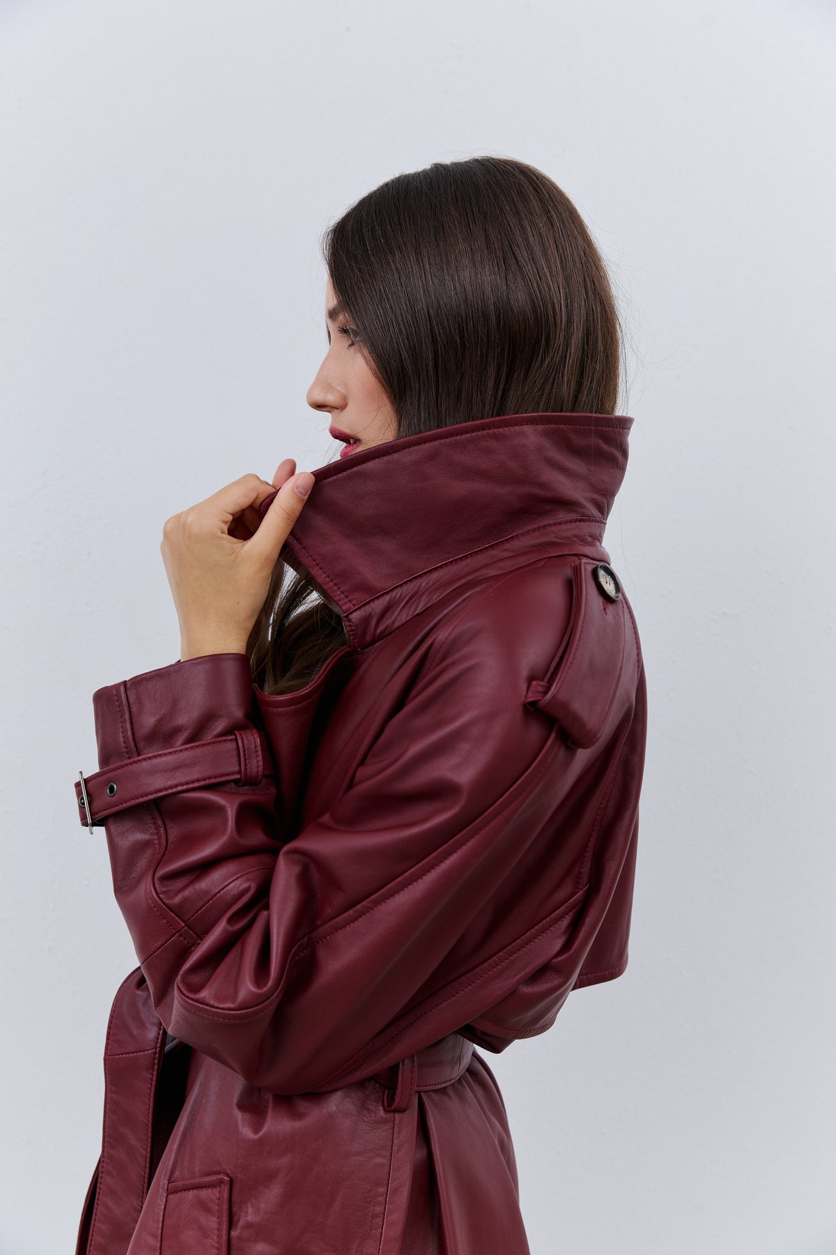 Płaszcz z poduszkami Daniel / cherry