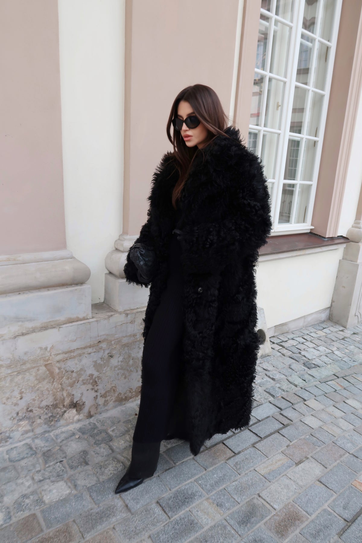 Kożuch Natan / czarny