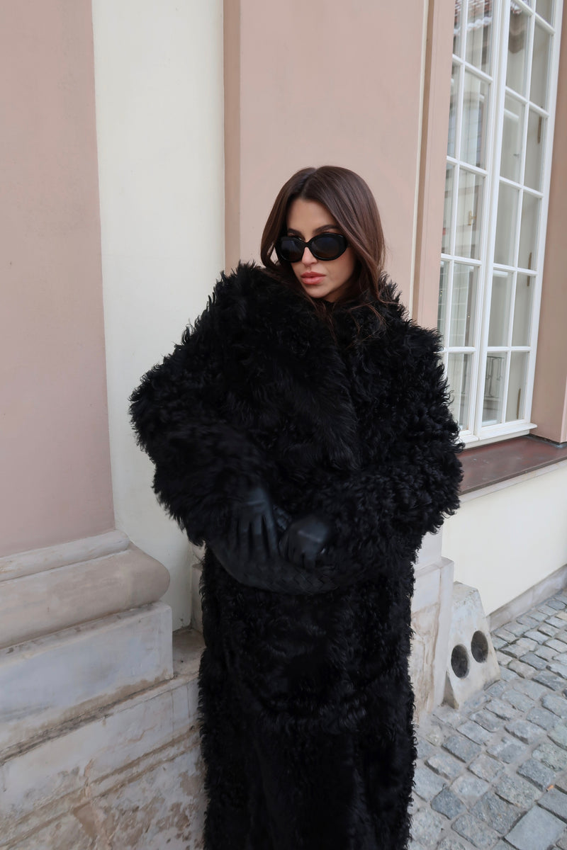 Kożuch Natan / czarny