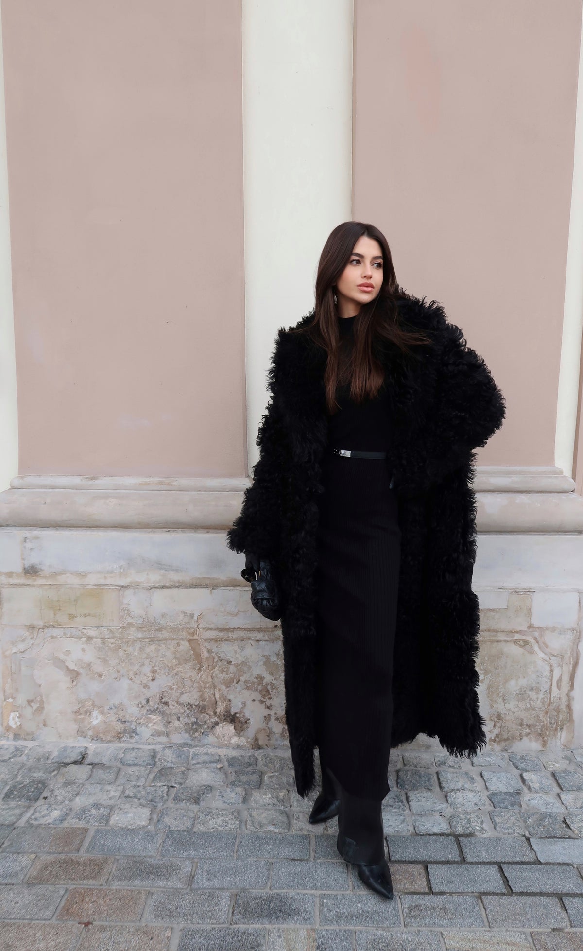 Kożuch Natan / czarny