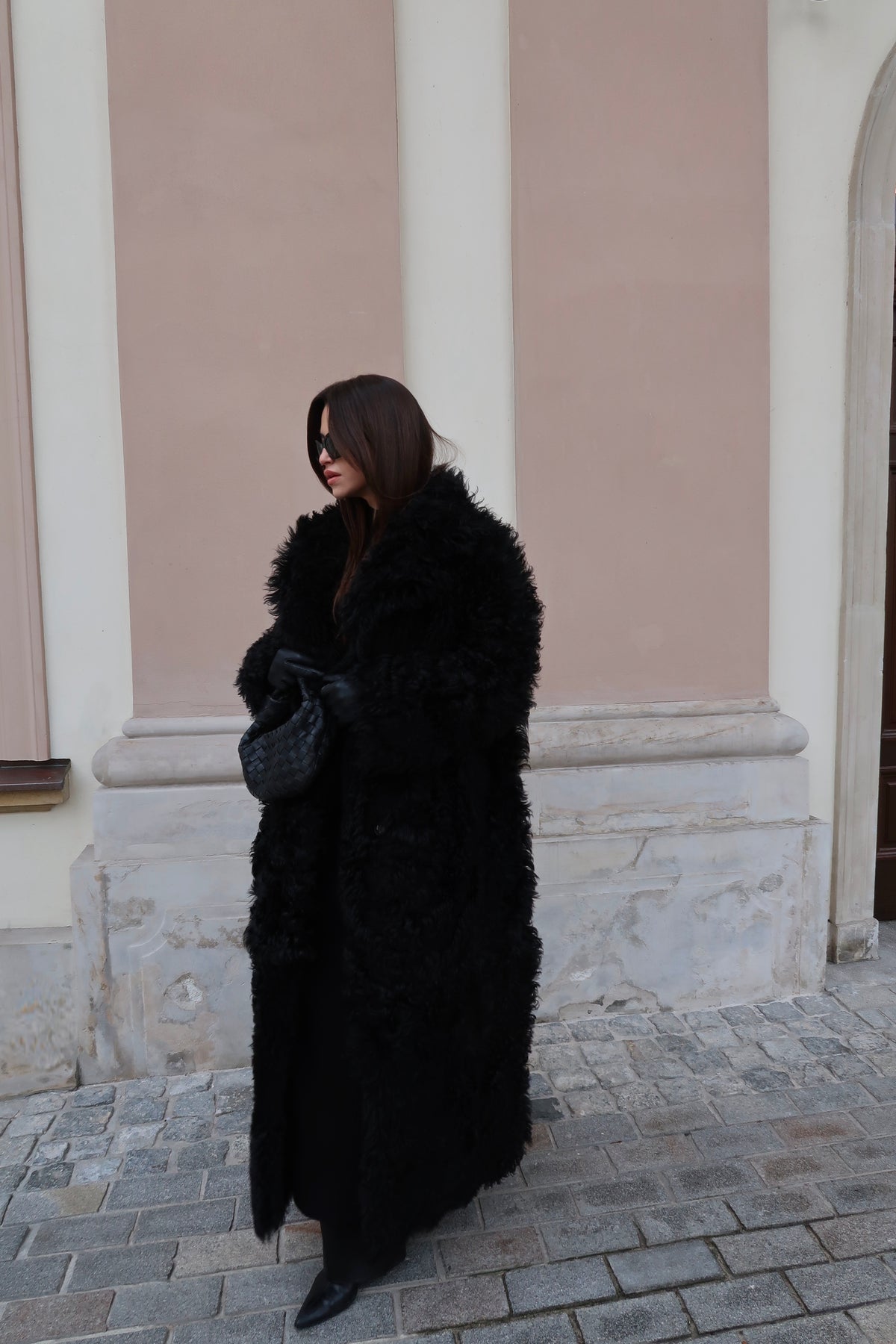 Kożuch Natan / czarny