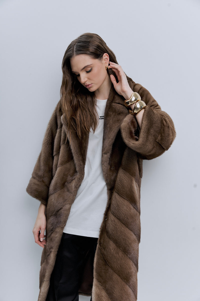 Futro z norek / Pastel