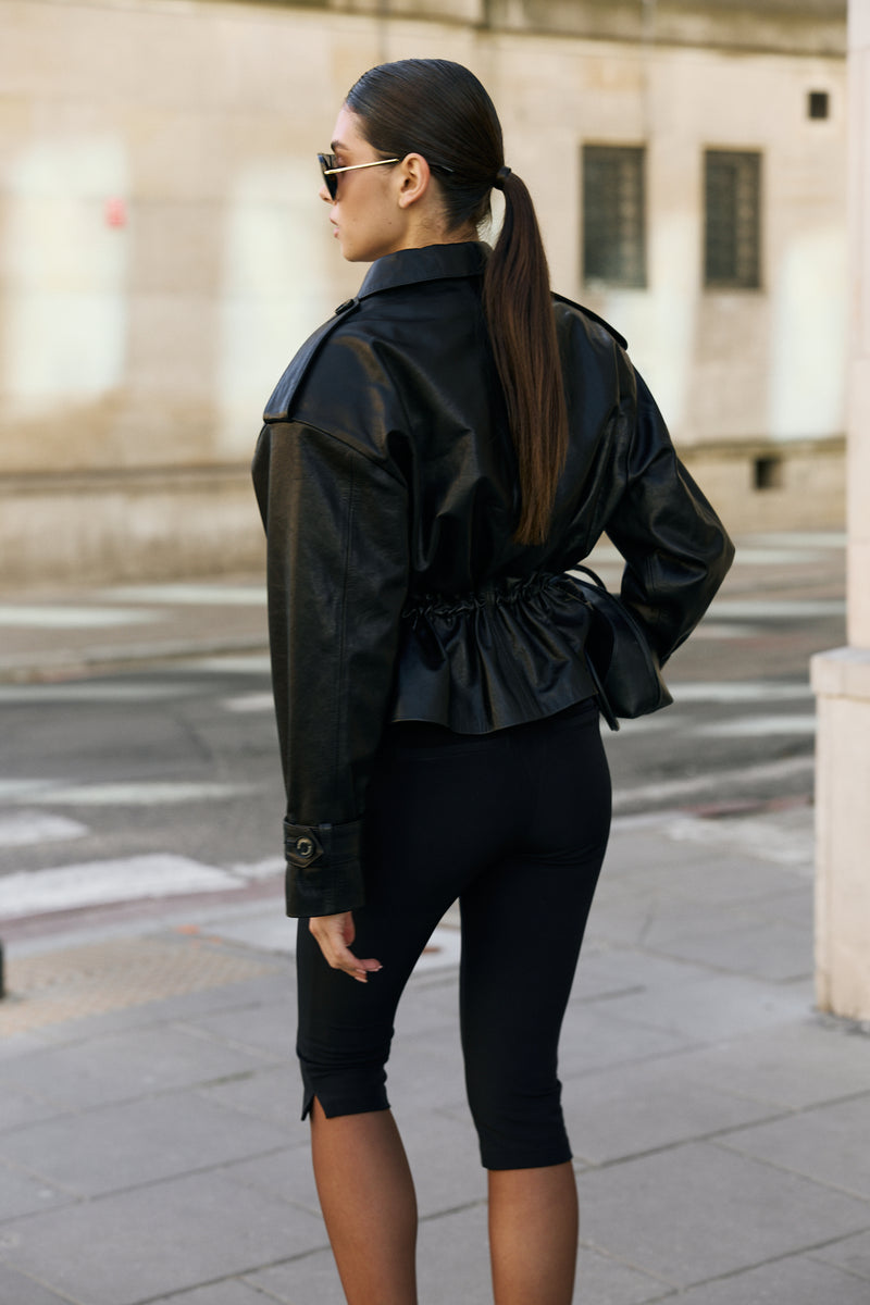 Kurtka Judith / czarny półmat