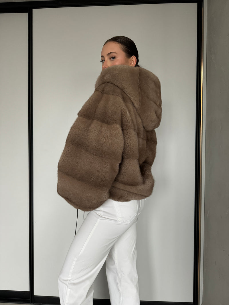 Bomber z norek / pastel