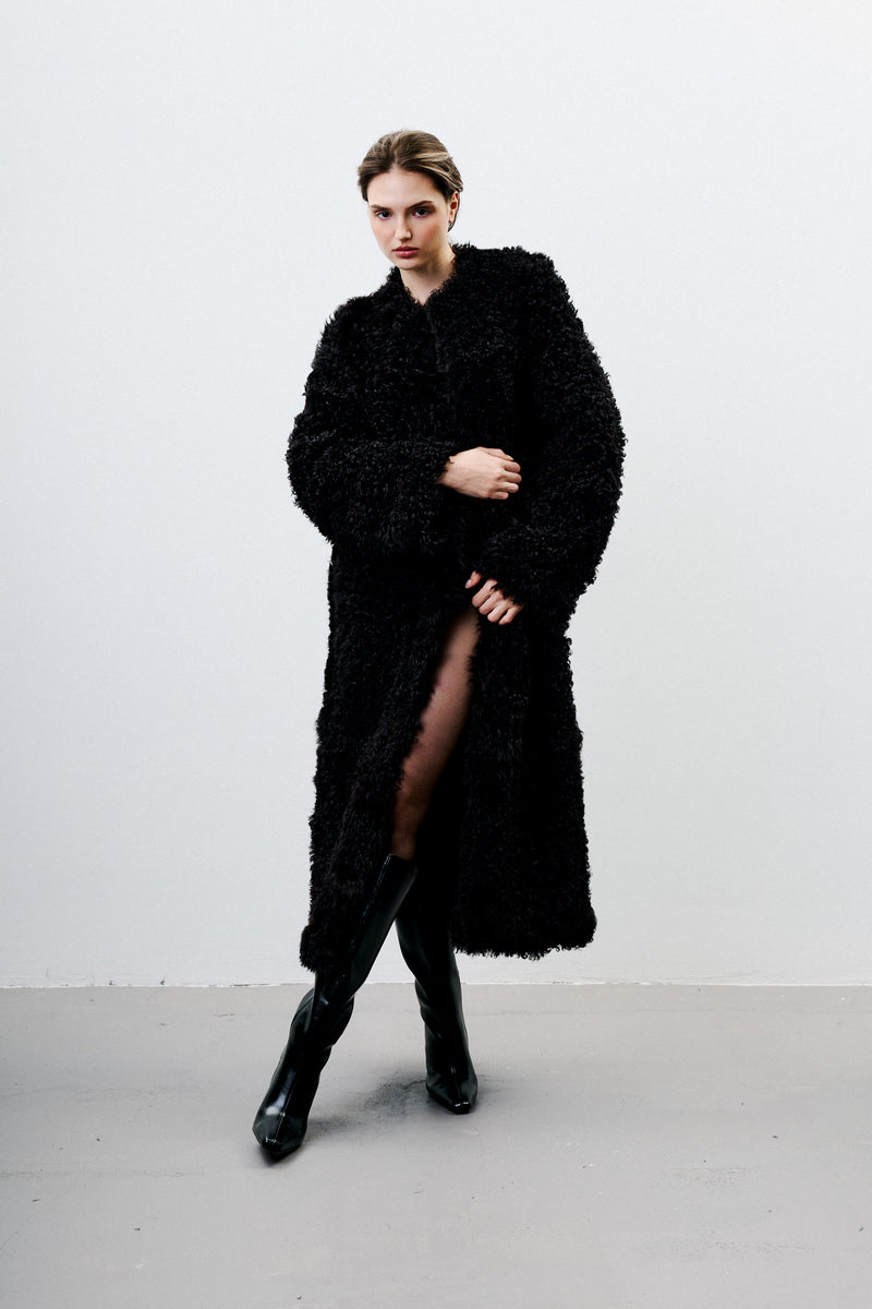 Kożuch Rufus / dark brown