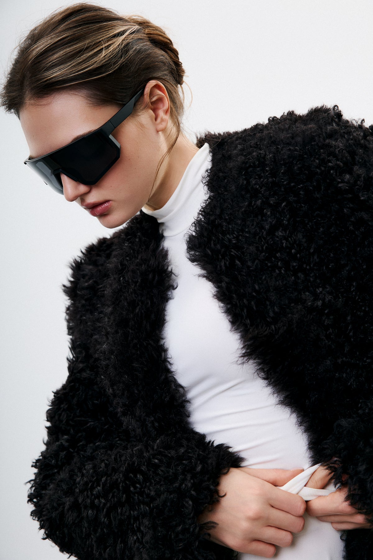 Kożuch Rufus / dark brown