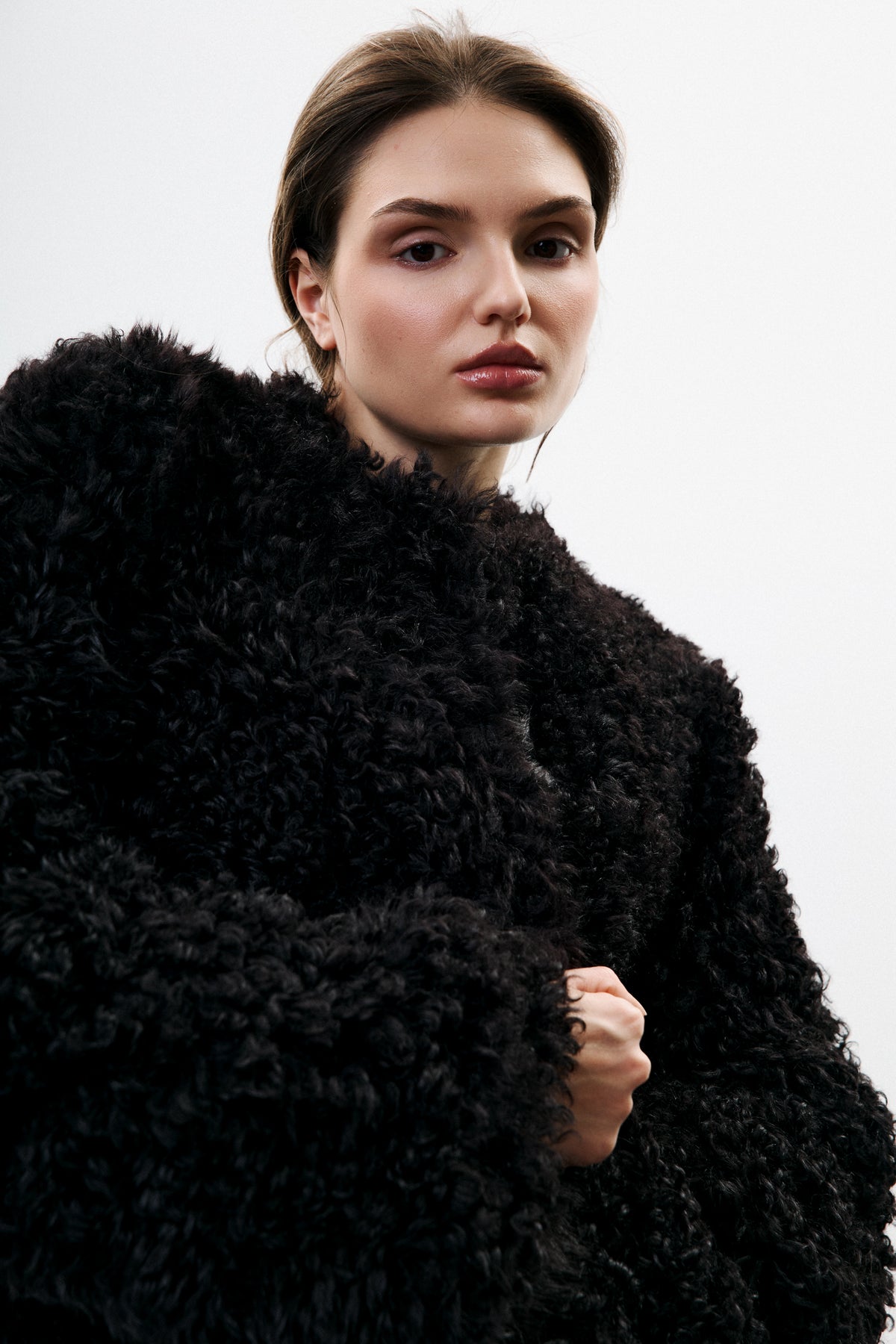 Kożuch Rufus / dark brown